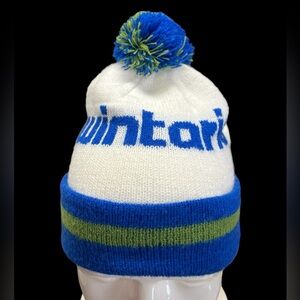 Vintage 1980’s Wintario Lottery Toque Winter Hat Ontario